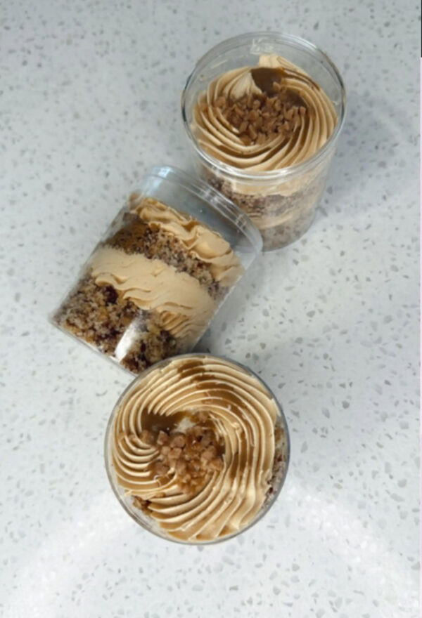 Eggless Marble with Dulce Cake Jar